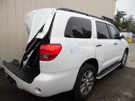 2010 TOYOTA SEQUOIA LIMITED WHITE 5.7L AT 4WD Z18033
